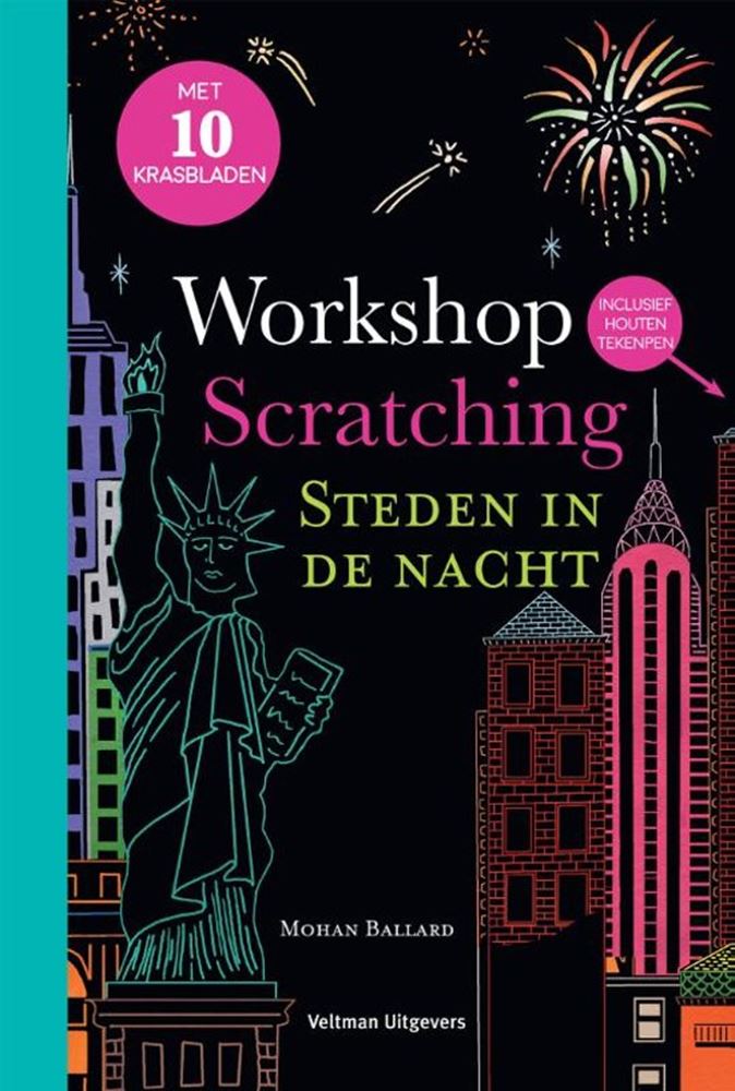 Load image into Gallery viewer, Workshop scratching: steden in de nacht
