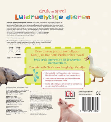 Geluidenboek: luidruchtige dieren. 1+