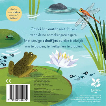In het water. kartonboek. 2+