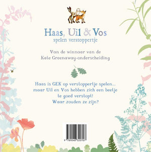 Haas, uil vos spelen verstoppertje. 3+ | 2 stuks