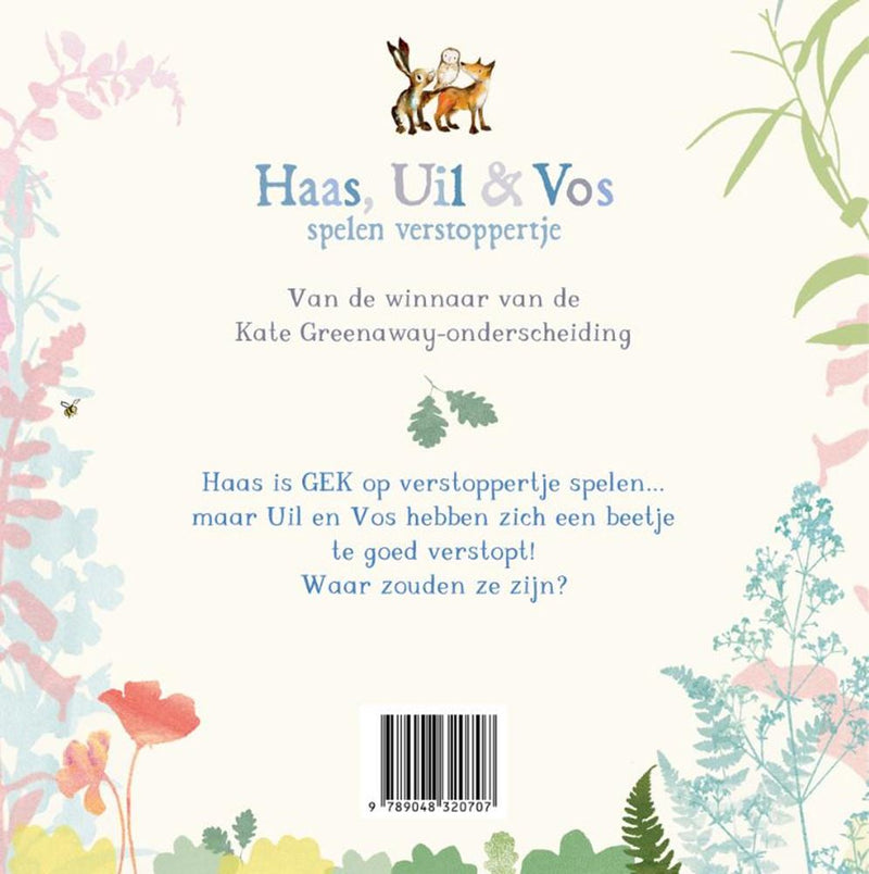 Load image into Gallery viewer, Haas, uil vos spelen verstoppertje. 3+
