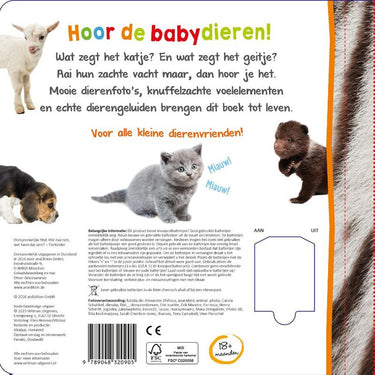 Welk dier hoor ik hier? babydieren. 1+