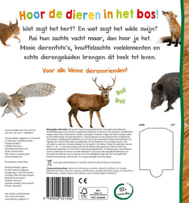 Welk dier hoor ik hier? - in het bos 1+