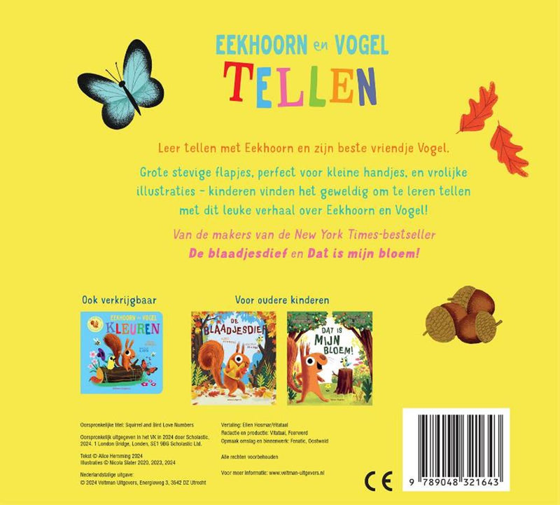 Load image into Gallery viewer, Eekhoorn en vogel ~tellen~ 1+
