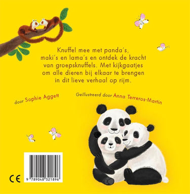 Groepsknuffel! kartonboek. 1+