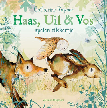 Haas, uil vos spelen tikkertje 3+