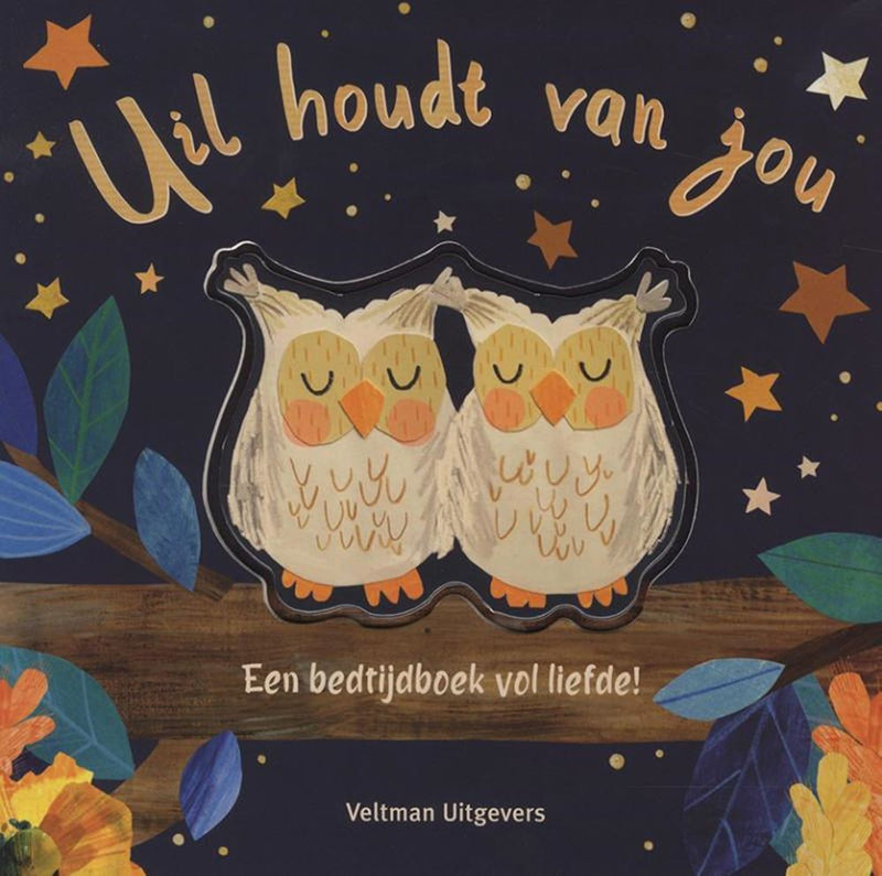 Load image into Gallery viewer, Kartonboek: uil houdt van jou 1+
