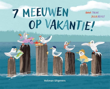 Kartonboek 7 meeuwen op vakantie! 2+