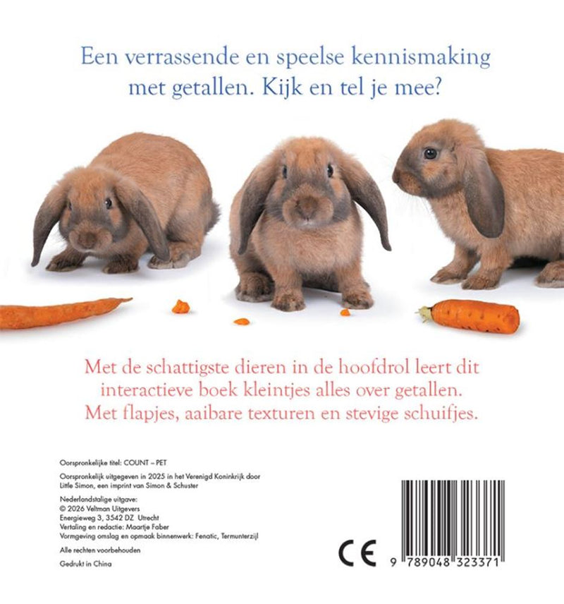 Load image into Gallery viewer, Kartonboek tellen - dieren 1+
