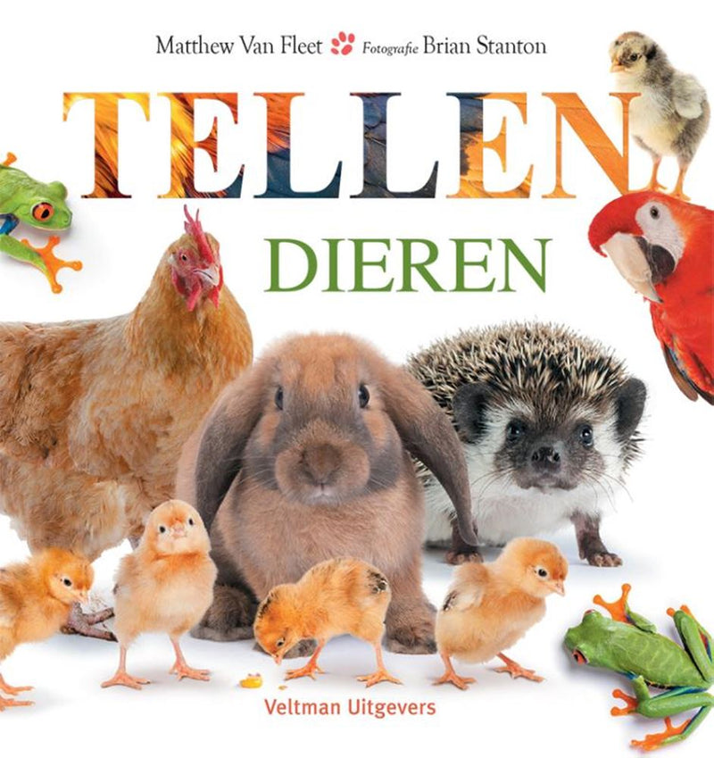 Load image into Gallery viewer, Kartonboek tellen - dieren 1+
