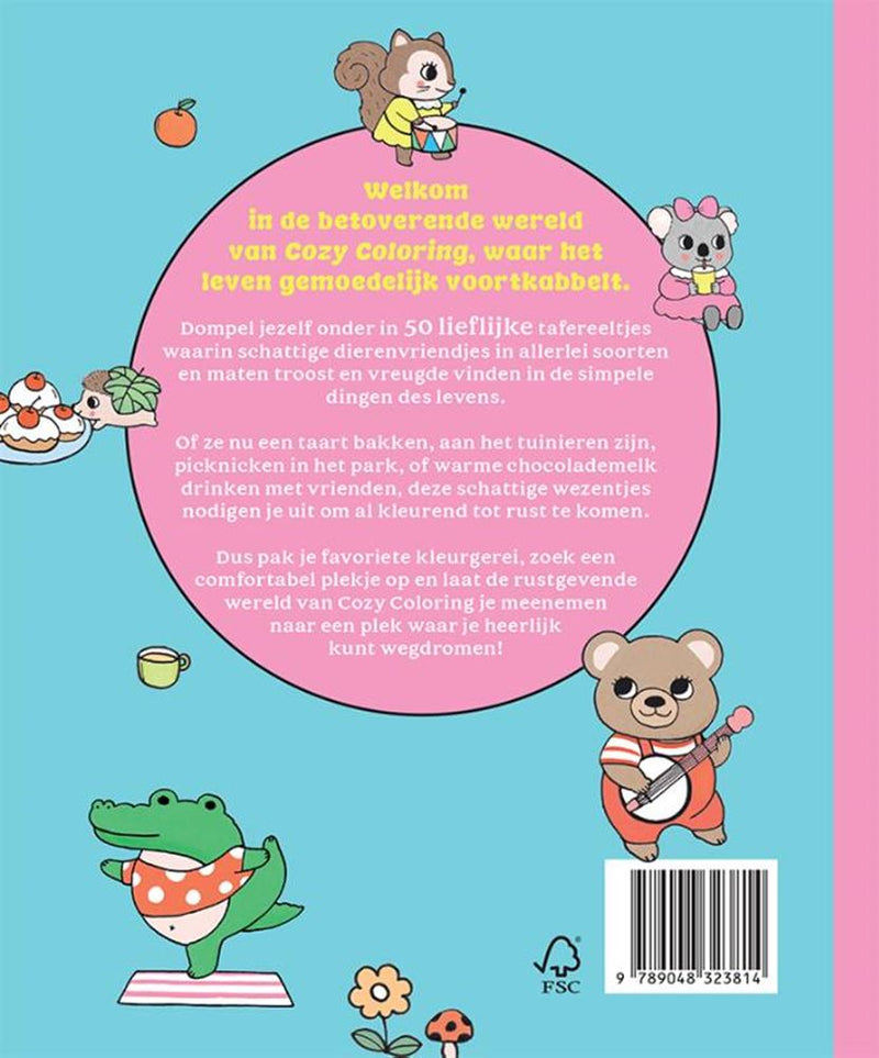 Load image into Gallery viewer, Cozy coloring kleurboek -
