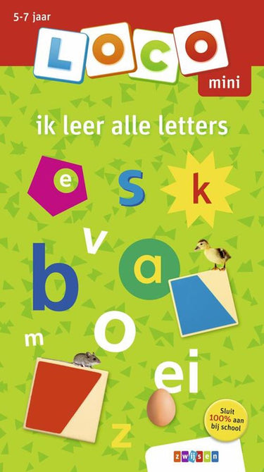 Loco mini ik leer alle letters. 5+