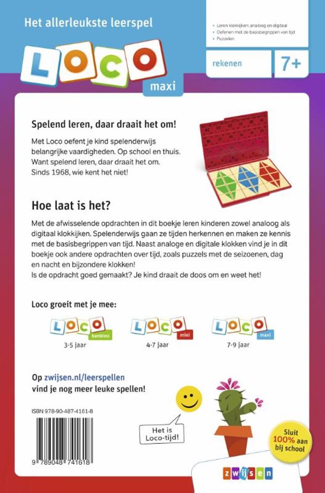 Load image into Gallery viewer, Loco maxi - ik leer klokkijken (7-9 jaar)
