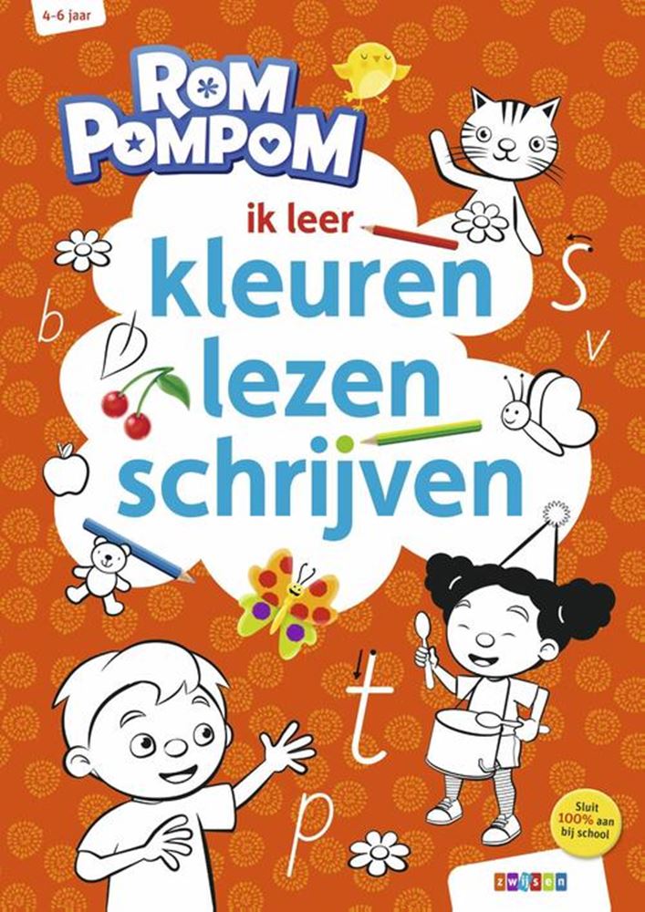 Load image into Gallery viewer, Wpg uitgevers rompompom ik leer kleuren, lezen en schrijven (4-6 jaar)
