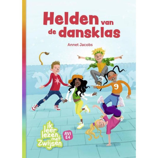 Wpg uitgevers zwijsen boek avi e4 helden van de dansklas