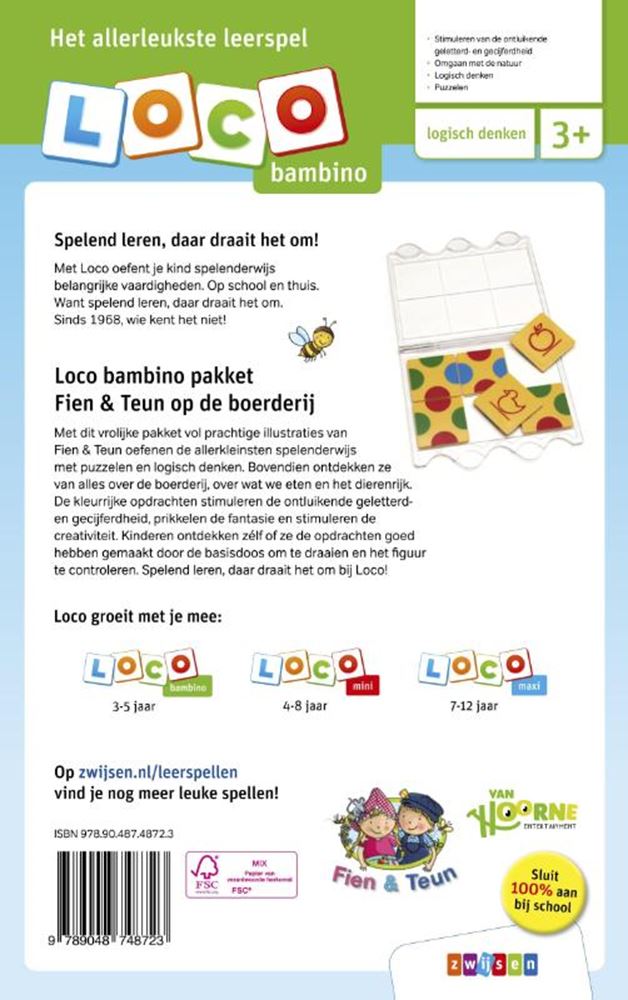 Afbeelding laden in galerijviewer, Loco bambino pakket fien teun op de b
