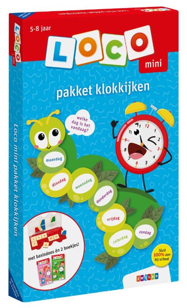 Load image into Gallery viewer, Wpg uitgevers loco mini pakket klokkijken 4+
