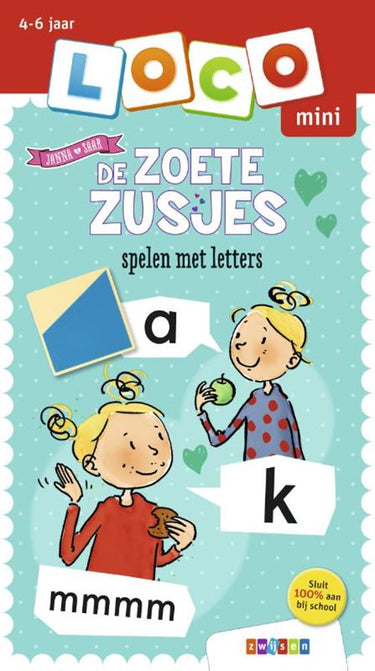 Centraal boekhuis loco mini de zoete zusjes spelen met let