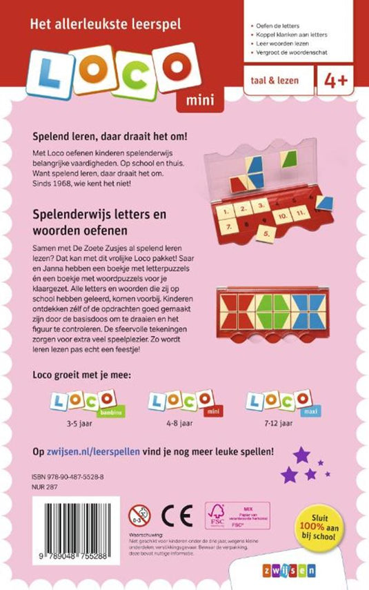 Centraal boekhuis loco mini pakket de zoete zusjes spelen