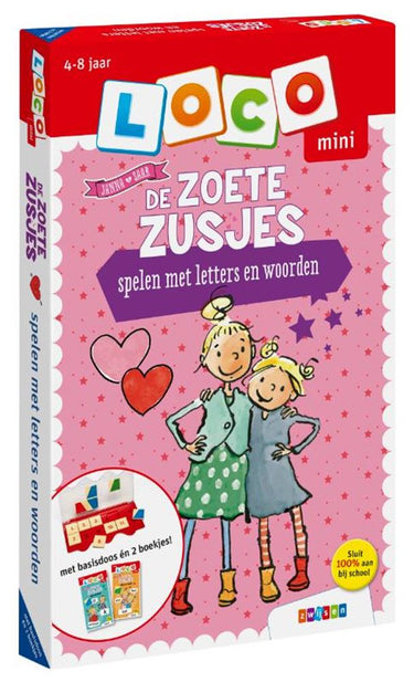 Centraal boekhuis loco mini de zoete zusjes spelen met letters en woorden 4-8 jaar