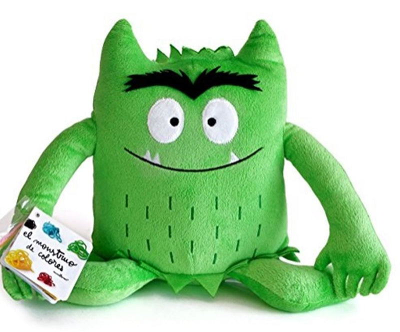 Load image into Gallery viewer, Knuffel kleurenmonster groen (kalm)
