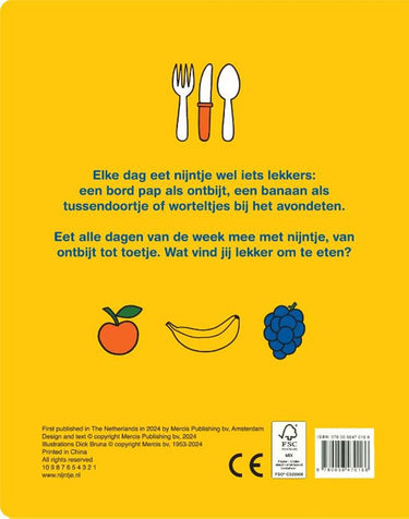 Wat eet nijntje vandaag? kartonboekje.1+