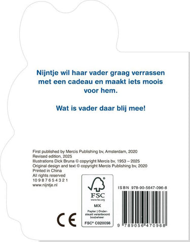 Kartonboekje: nijntje en vader. 1+