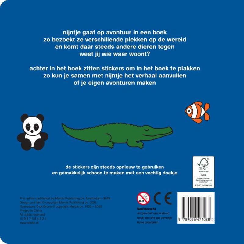 Load image into Gallery viewer, Stickerboek: op avontuur met nijntje 3+

