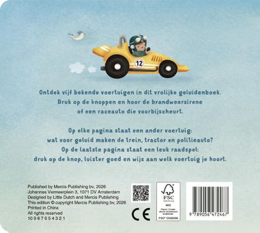 Mijn geluidenboek - voertuigen 1+