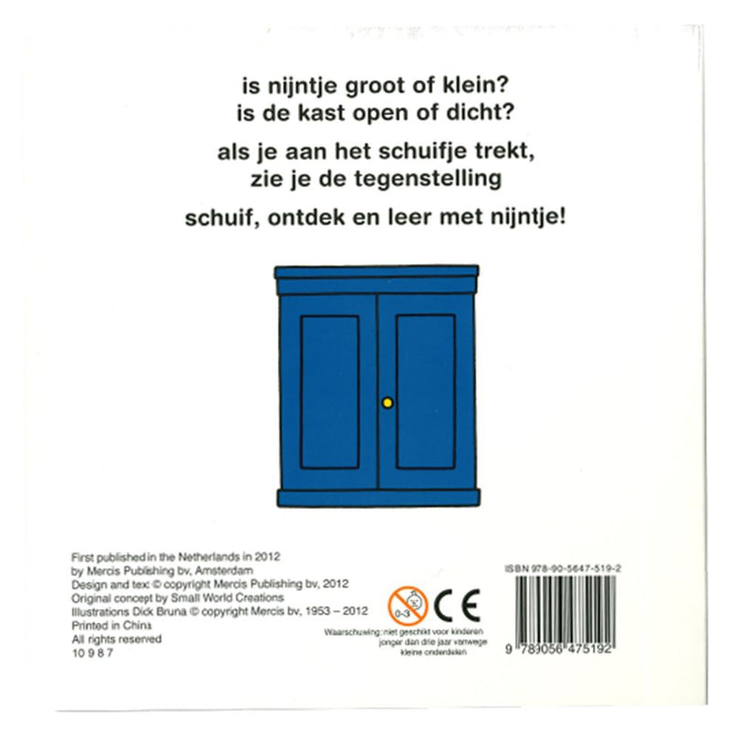 Load image into Gallery viewer, Nijntje schuif, open of dicht (karton).
