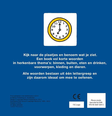 Centraal boekhuis nijntje oefent korte woordjes