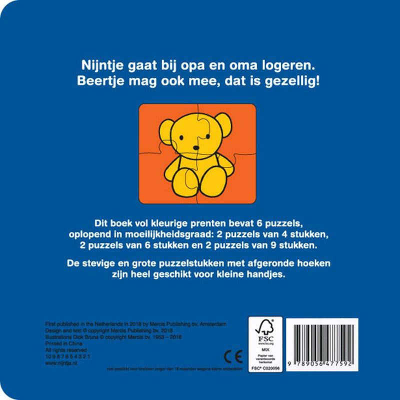 Load image into Gallery viewer, Nijntje logeert bij opa en oma (puzzelbo
