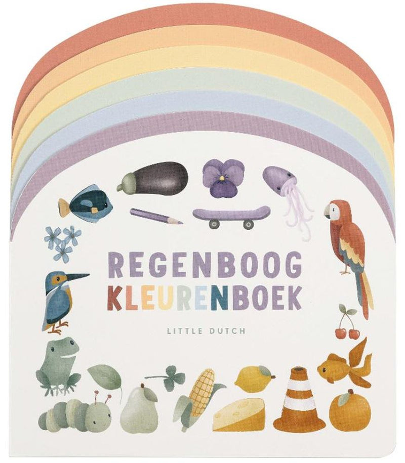 Load image into Gallery viewer, Little dutch: regenboog kleurenboek. 1+
