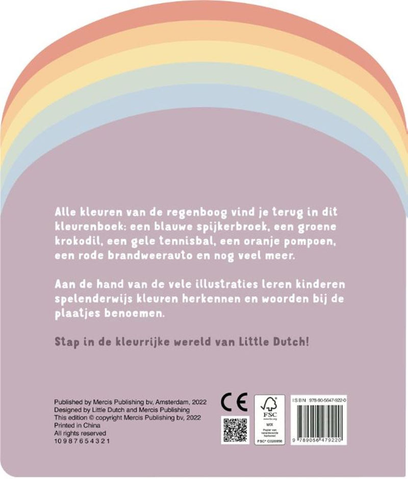 Load image into Gallery viewer, Little dutch: regenboog kleurenboek. 1+
