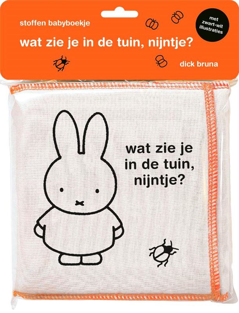 Load image into Gallery viewer, Stoffen babyboekje, wat zie je in de tui

