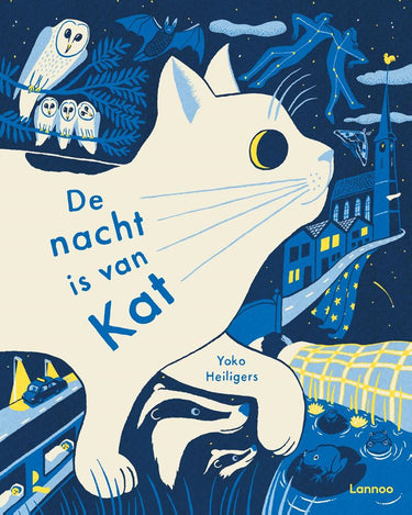 Prentenboek: de nacht is van kat 5+