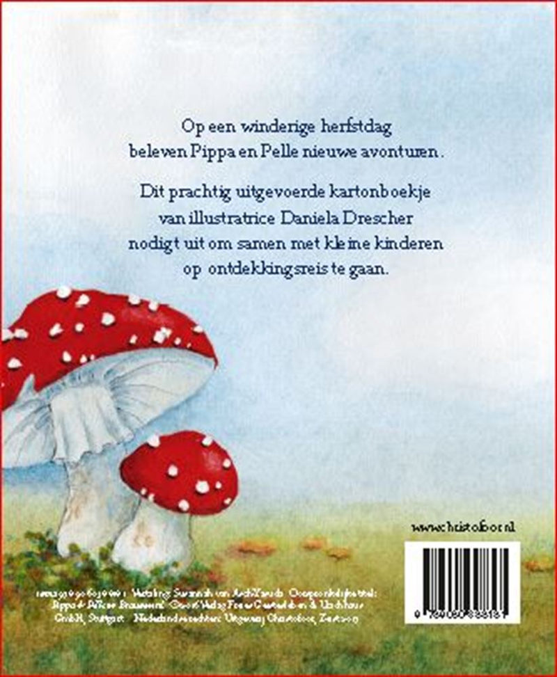 Load image into Gallery viewer, Pippa en pelle in de herfstwind (karton)
