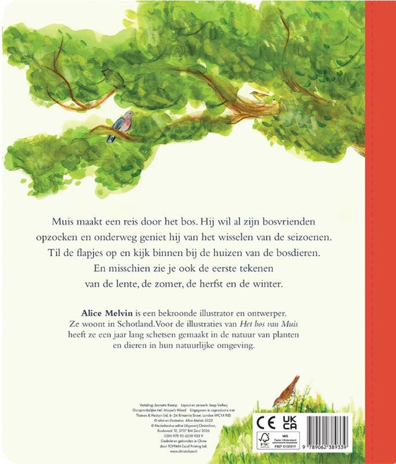 Load image into Gallery viewer, Kartonboek: het bos van muis 3+
