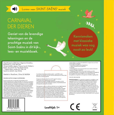 Geluidenboek: carnaval der dieren 1+