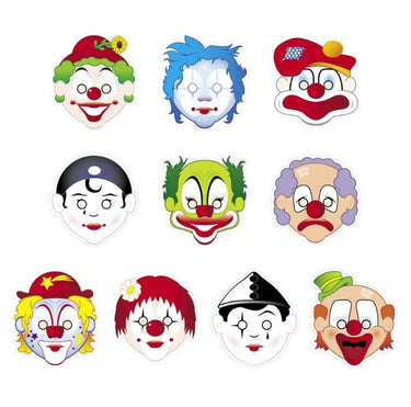 Centraal boekhuis maskers: clowns