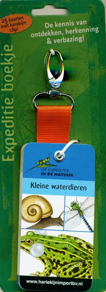Expeditieboek+clip: waterdiertjes (6 st