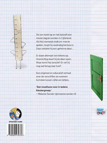 Prentenboek: cijferland en letterland 4+