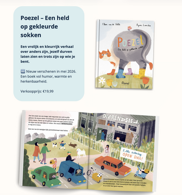 Prentenboek: poezel. een held op gekleur