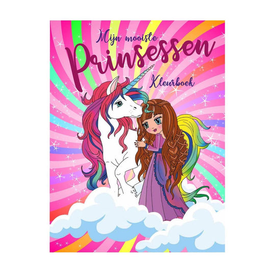 Mijn mooiste prinsessen kleurboek a4