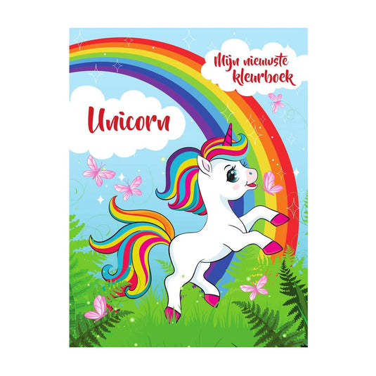 Mijn nieuwste kleurboek unicorn a4
