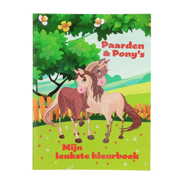 Mijn kleurboek - paarden en pony's a4 96 pagina's