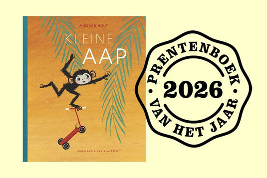 Prentenboek 2026: kleine aap. 4+