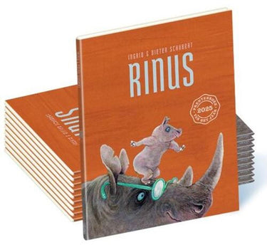 Prentenboek rinus met knuffel. 4+