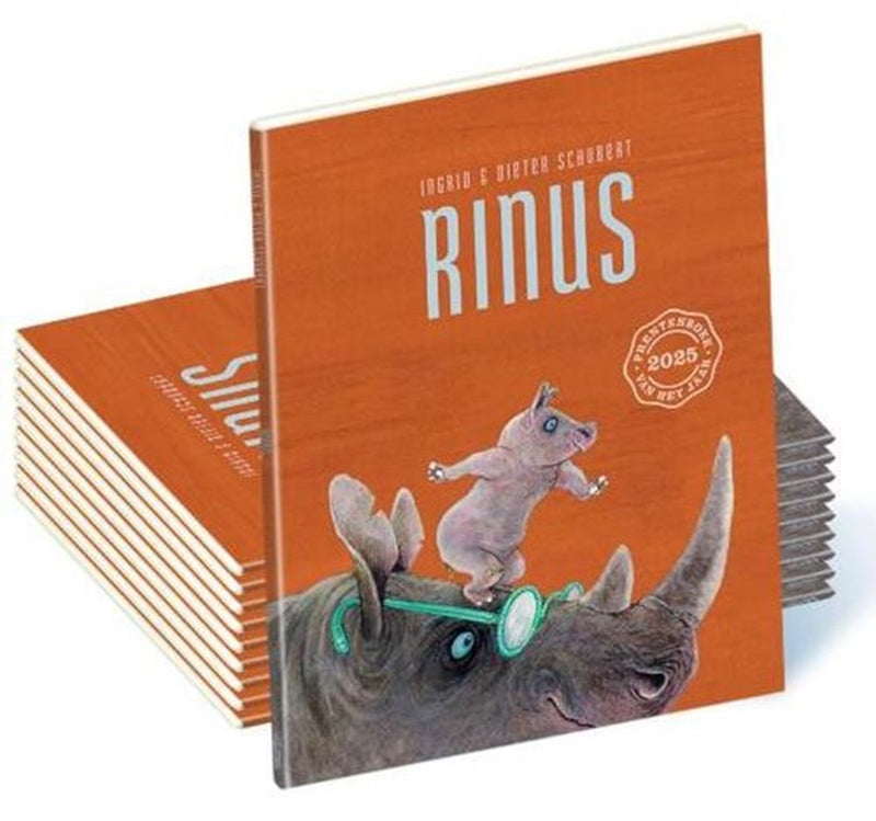 Load image into Gallery viewer, Prentenboek rinus met knuffel. 4+
