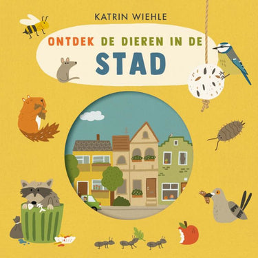Kartonboek: dieren in de stad 3+